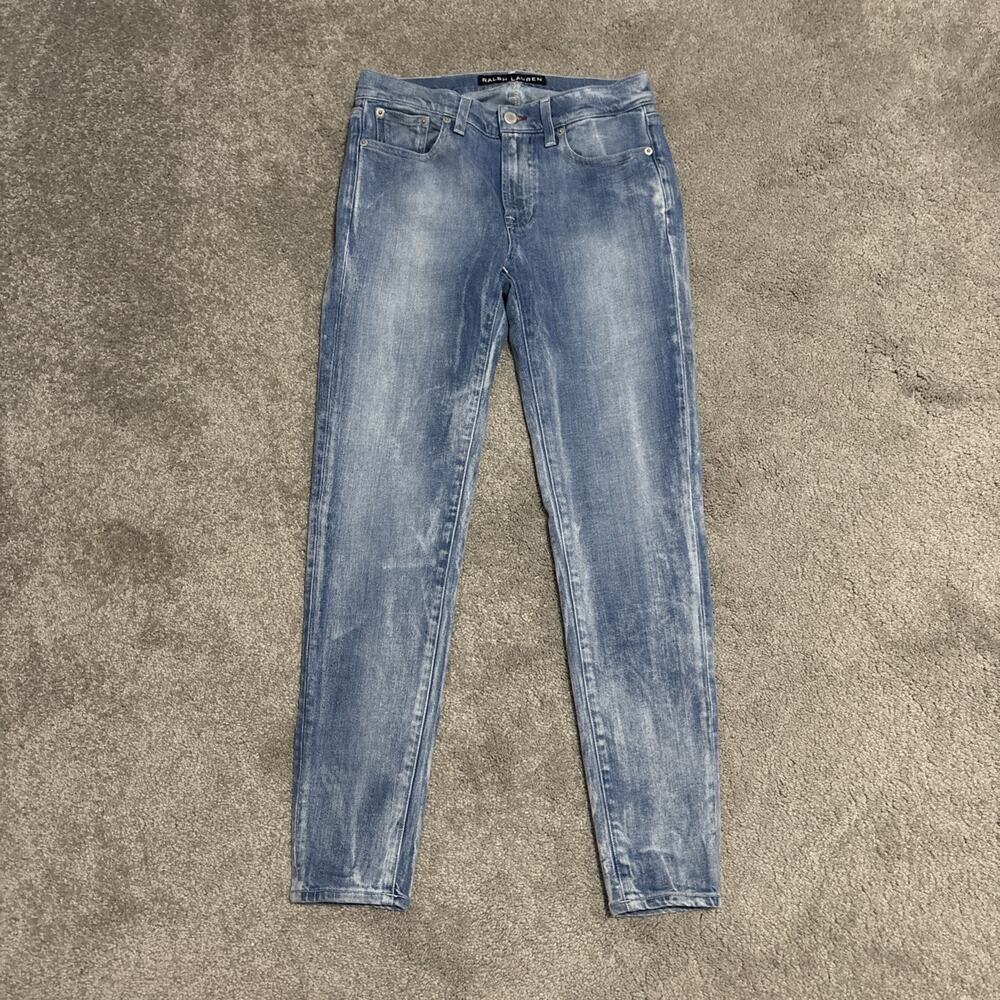 Ralph Lauren 400 Jeans Women’s Made In Italy Size 27 Light Blue